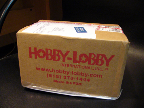 Hobby-lobbyの箱