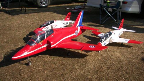 FLY FLY BaE Hawk (Red Arrow) 90mm EDF　＆ T-45 Goshawk