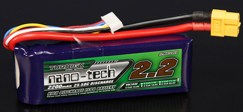 Turnigy nano-tech 2200mah 4S 25~50C Lipo Pack