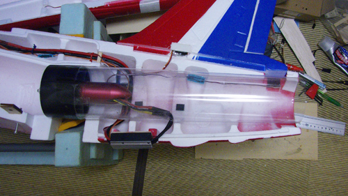 FLY FLY BaE Hawk (Red Arrow) 90mmEDFユニット装着