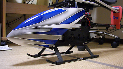 3DPro PREIMUM Painted Glossy Fiberglass Canopy 01 for T-Rex 550E