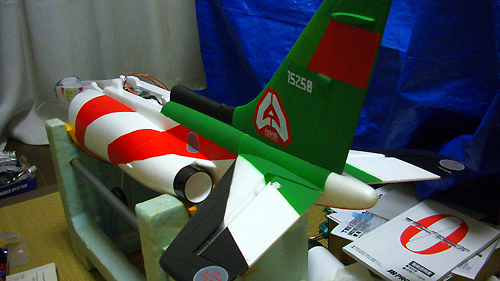 Dassault Alpha Fighter 70mm Ducted Fan EPO Plug-n-Fly　リア