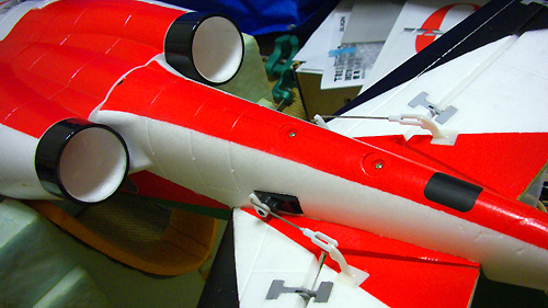 Dassault Alpha Fighter 70mm Ducted Fan EPO Plug-n-Fly　背面