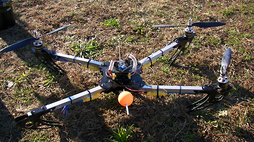 MK X525 V3 Quad-Rotor あ～ぁ。