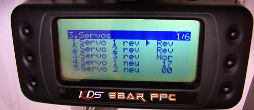 E-BARのServos　4.Servo　5.Servo　6.Servo