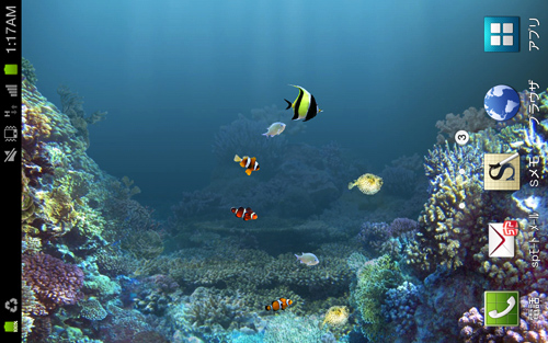 GALAXY Note　ライブ壁紙