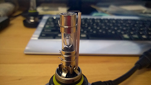 HIDバーナー遮光管(自作)