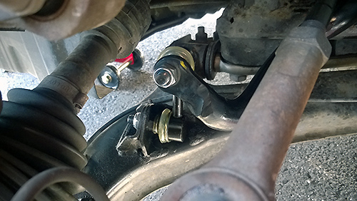 コネクティングロッドの取り付け