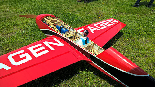 MX2 30cc electric version離陸待ち