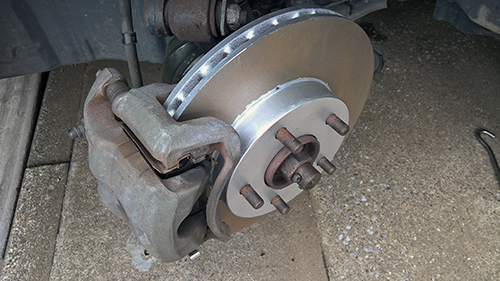 ブレーキローター交換後