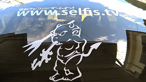 テッドマンのステッカーを貼ってみた