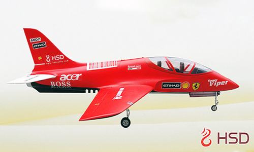 HSD Red Ferrari 105MM EDF Super Viper