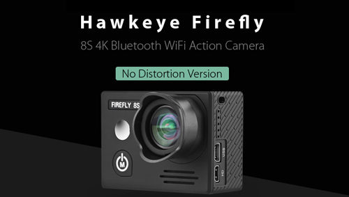 HawKeye Firefly 8S 4K Sports Camera No Distortion Version