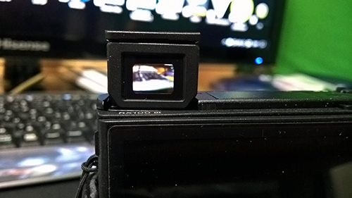 SONY RX100M5ファインダー