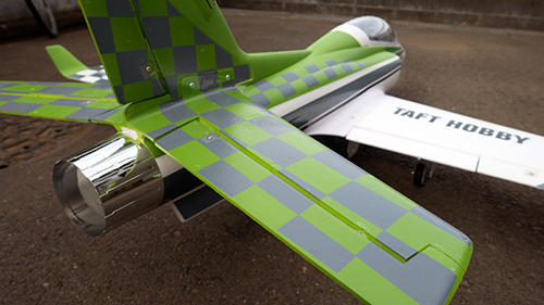 TAFT HOBBY Viper Jet 90mm EDF 後部から