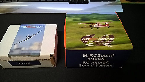 MrRCSound ASPIRE RC Aircraft Sound System 到着
