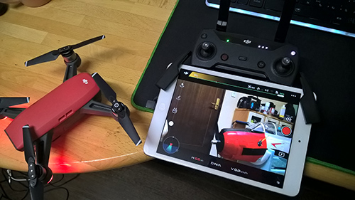 DJI SPARK with iPad mini