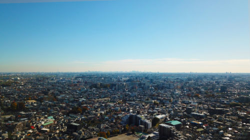 DJI Mavic PRO で撮った都心側