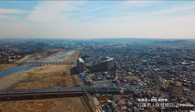 空撮 : 介護老人保健施設