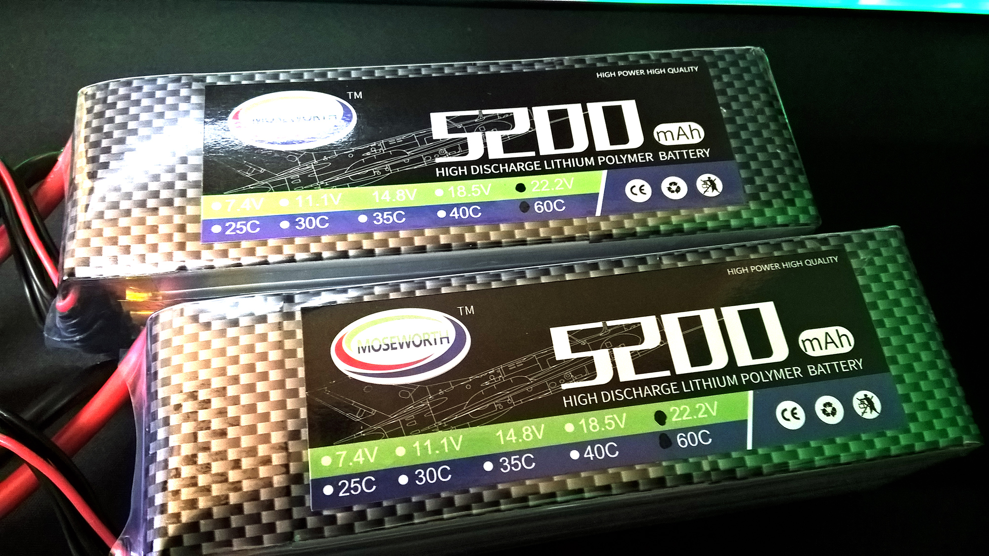 MOSEWORTH 6S 5200mAh 60C