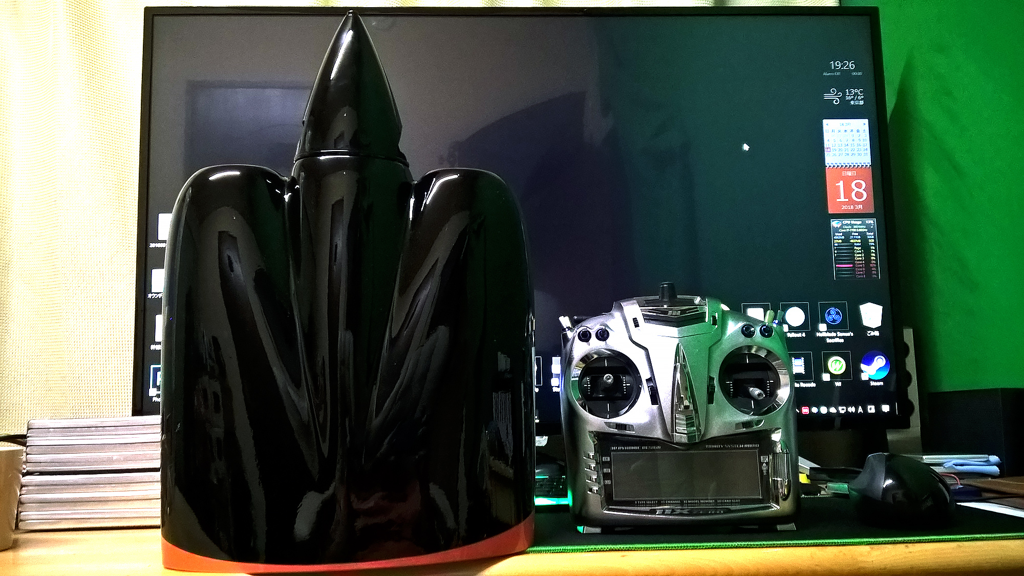 EDGE540V3 92inch HAMILTON 60cc カウル