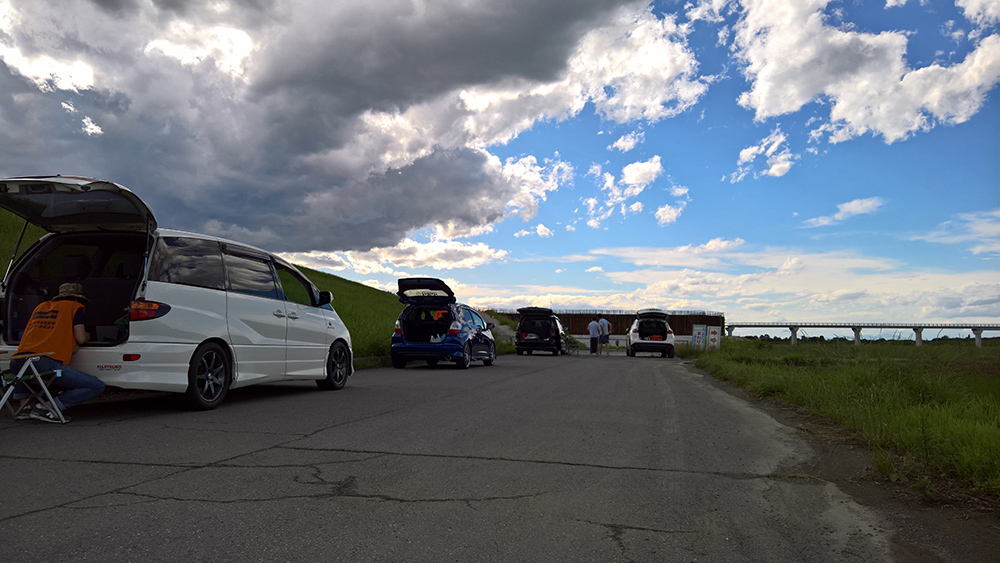 発航場所の様子