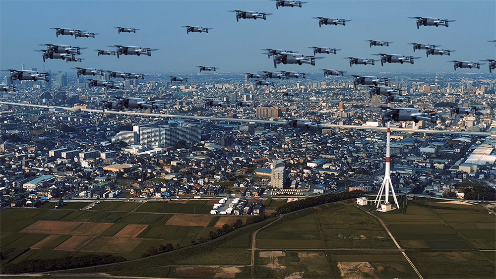 Mavic2PROで群れてみた。