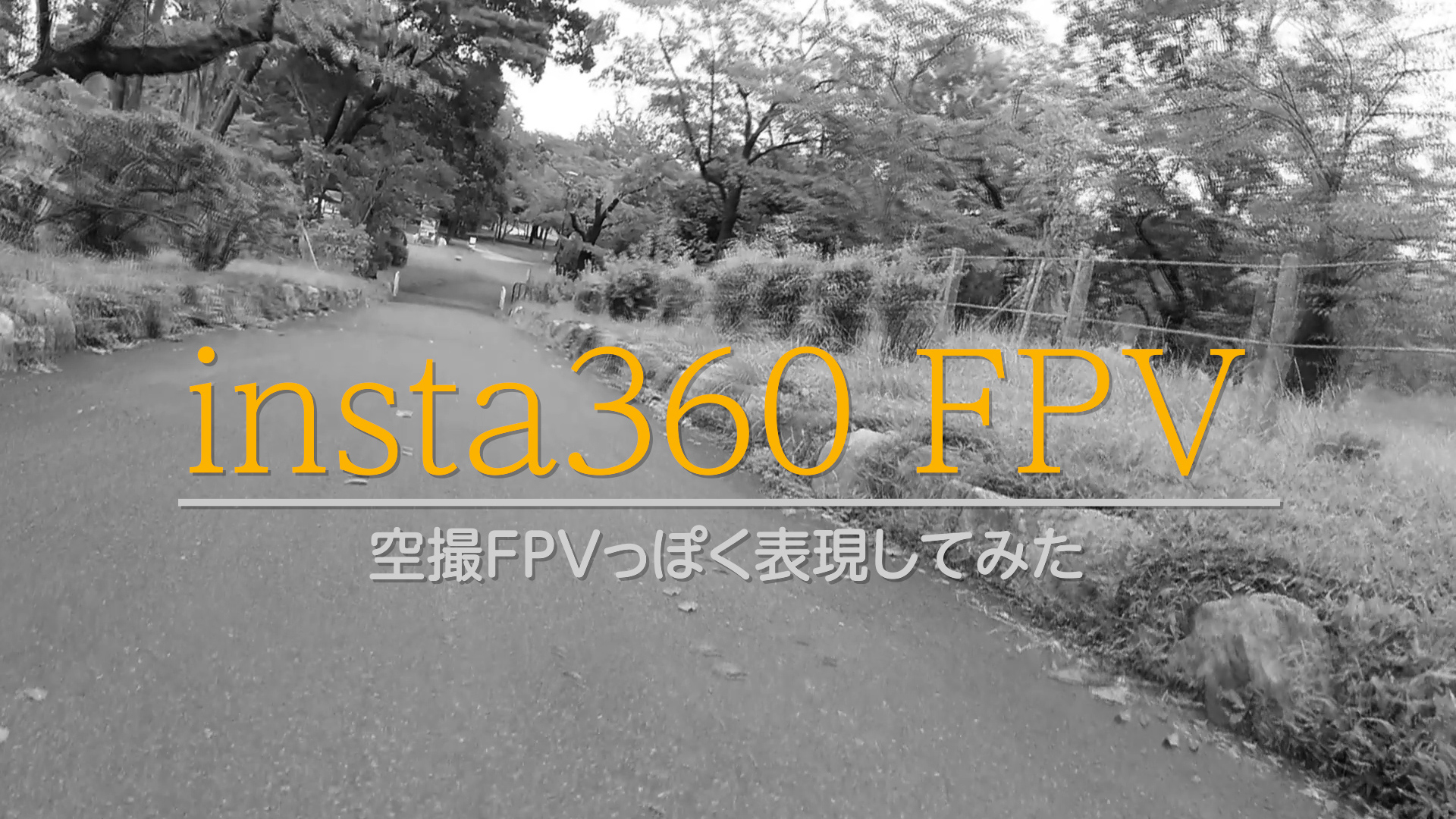 飛行禁止の多摩湖 狭山公園でFPV?! - Insta360 ONE RS 1インチ360度版を使った表現例